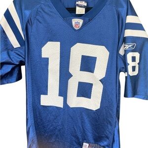 Reebok Colts Blue NFL Jersey‎ Peyton Manning, Size S